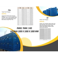 Tangki Panel 1 m3 1000 liter