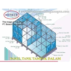 Tangki Fiber Fibreglass / Panel Tank Fibreglass Roof Tank 2