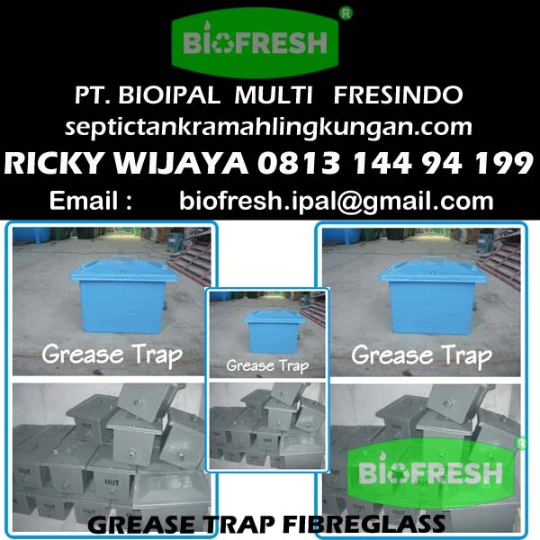 Grease Trap For Oil Trap in the kitchen