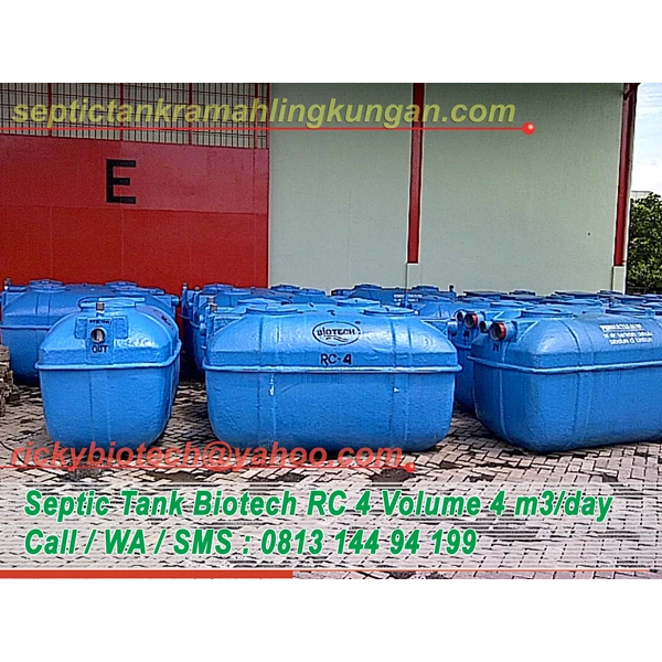 RC 4 Septic Tank Bio Technology dengan teknologi ramah lingkungan