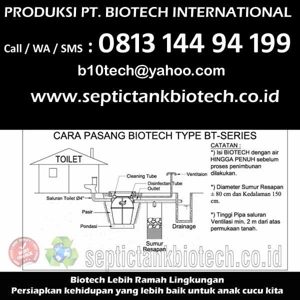 Septic Tank Biotech BT Series 1000 liter capacity